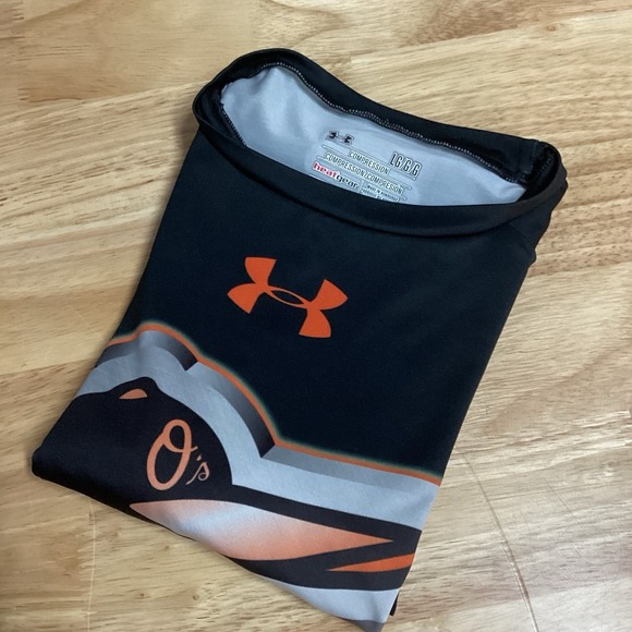 Under Armour Other - Mens Under Armour Baltimore Orioles baseball short sleeved Compression Tee large